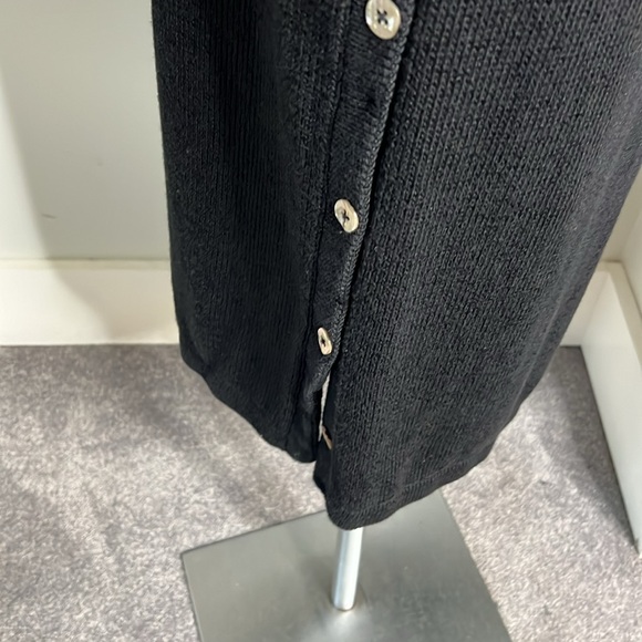 Casa Kaos Midi Black Knit Skirt - Picture 3 of 5